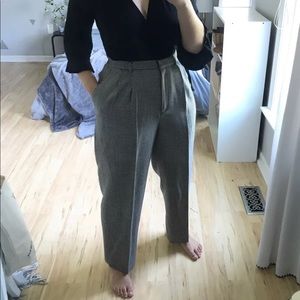 Kate Hill Houndstooth Print Pants Size 14 Petite